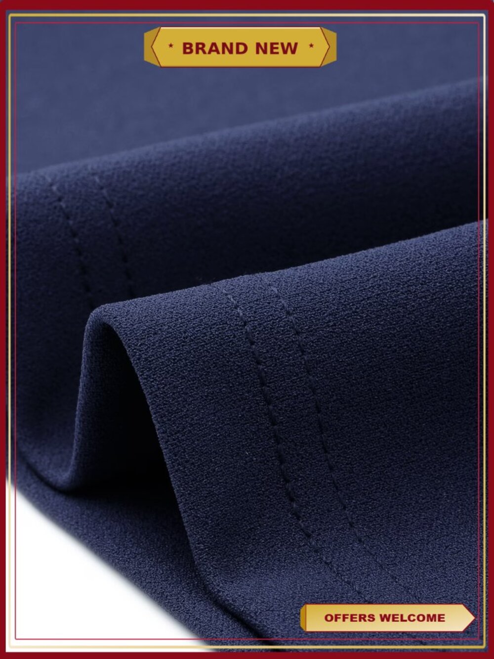 Plus Size Sheath Dress Notched Neck Sleeveless Work Event - Picture 4 of 5